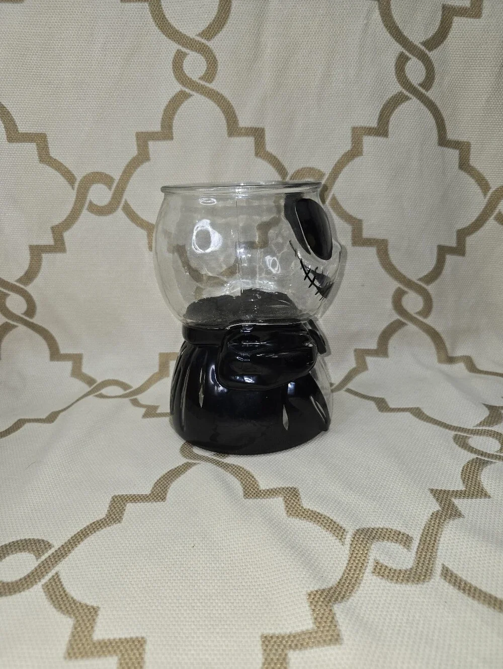 Tim Burtons The Nightmare Before Christmas Glass Candy Jar Jack Skellington 2023